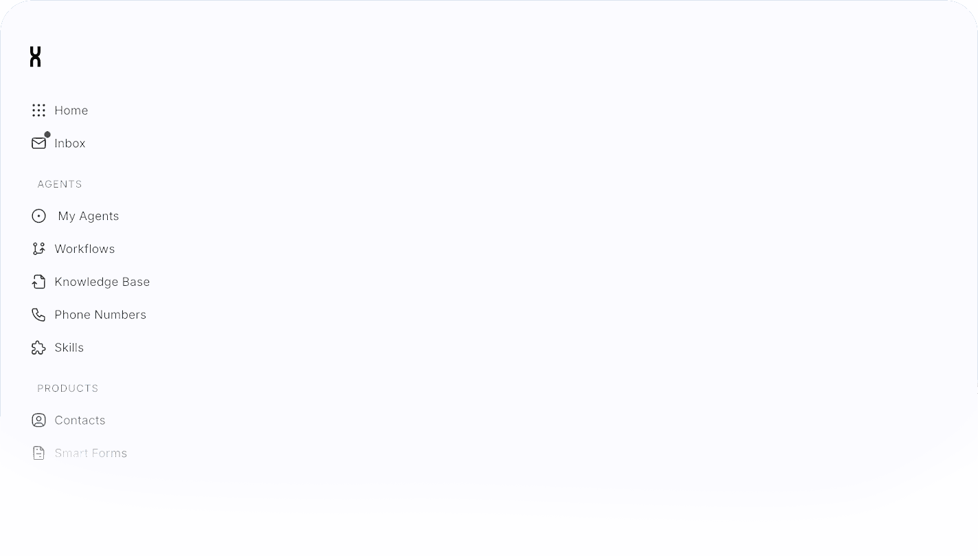 Link Agent dashboard background